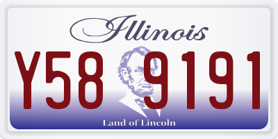 IL license plate Y589191