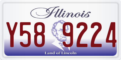 IL license plate Y589224