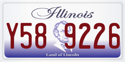IL license plate Y589226