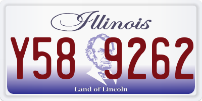 IL license plate Y589262