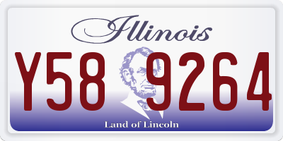 IL license plate Y589264