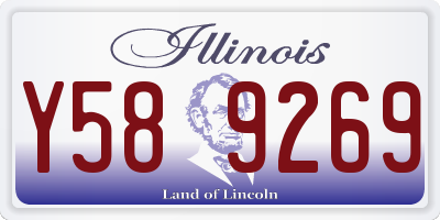 IL license plate Y589269