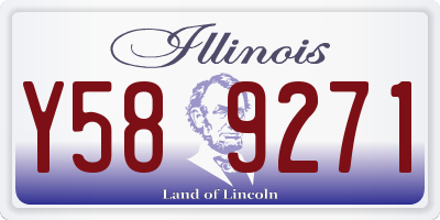 IL license plate Y589271