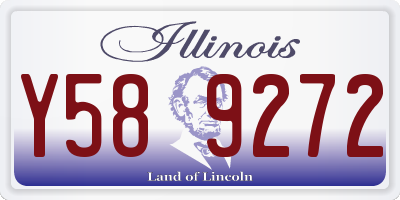 IL license plate Y589272