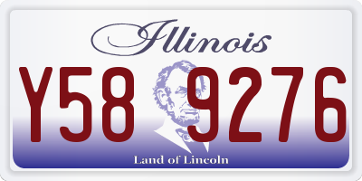 IL license plate Y589276