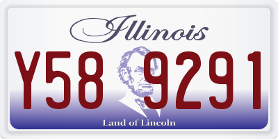 IL license plate Y589291