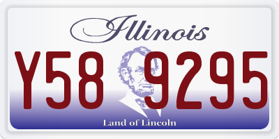 IL license plate Y589295
