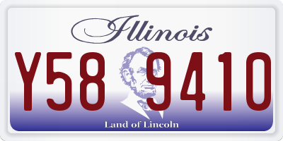 IL license plate Y589410