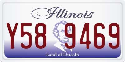 IL license plate Y589469