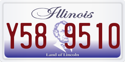 IL license plate Y589510
