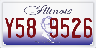 IL license plate Y589526