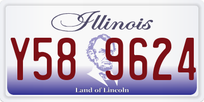 IL license plate Y589624