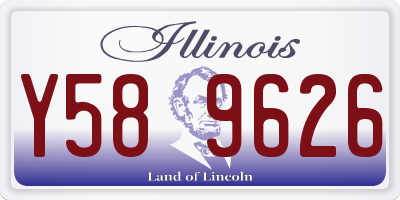IL license plate Y589626