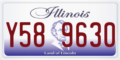 IL license plate Y589630