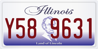 IL license plate Y589631