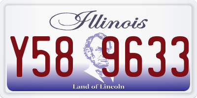 IL license plate Y589633