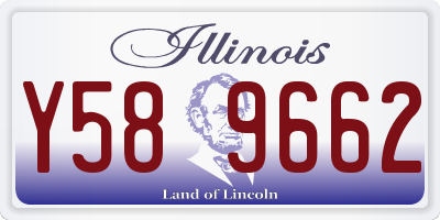 IL license plate Y589662