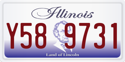 IL license plate Y589731