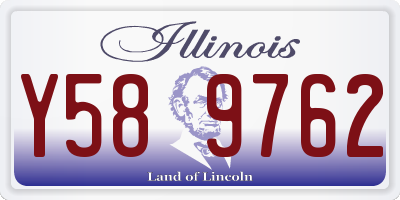 IL license plate Y589762