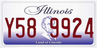 IL license plate Y589924