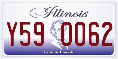 IL license plate Y590062