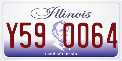 IL license plate Y590064