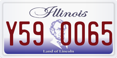 IL license plate Y590065