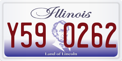 IL license plate Y590262
