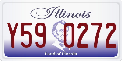 IL license plate Y590272