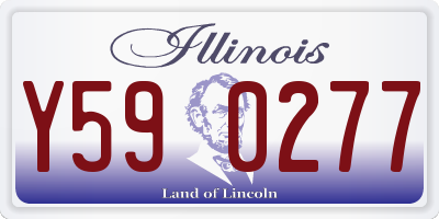 IL license plate Y590277