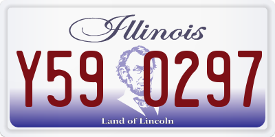 IL license plate Y590297