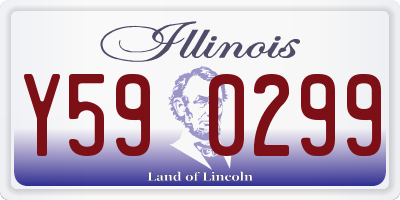 IL license plate Y590299