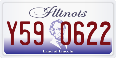 IL license plate Y590622