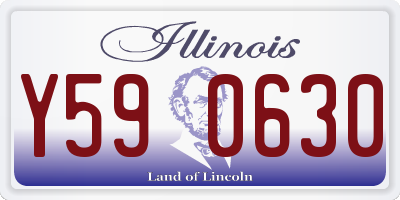 IL license plate Y590630