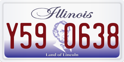 IL license plate Y590638