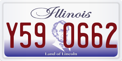 IL license plate Y590662