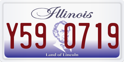IL license plate Y590719