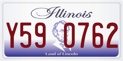 IL license plate Y590762