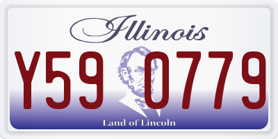 IL license plate Y590779
