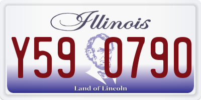 IL license plate Y590790