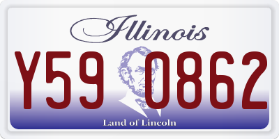 IL license plate Y590862