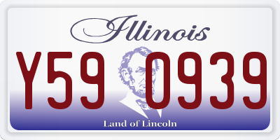 IL license plate Y590939