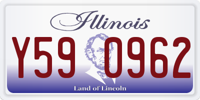 IL license plate Y590962