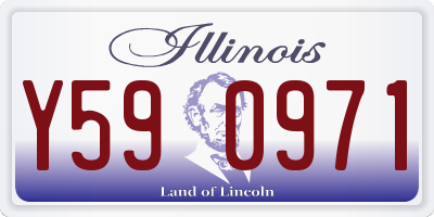 IL license plate Y590971