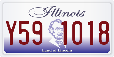 IL license plate Y591018