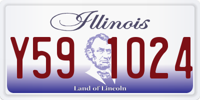 IL license plate Y591024