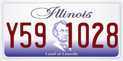 IL license plate Y591028