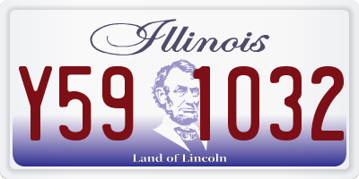 IL license plate Y591032