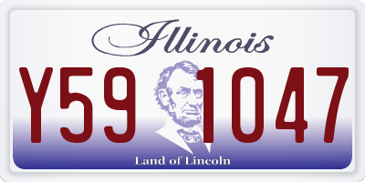 IL license plate Y591047
