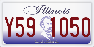 IL license plate Y591050